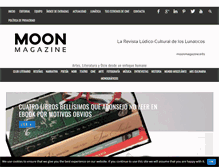 Tablet Screenshot of moonmagazine.info